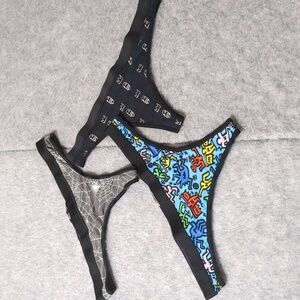 MeUndies women thong 3 pairs size Small NWOT